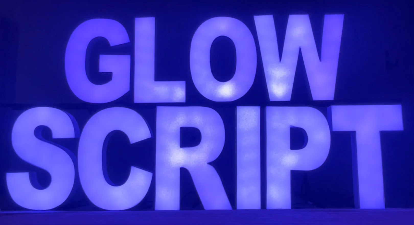 Glow Script Marquee